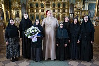 Архиепископ Гомельский Стефан поздравил настоятельницу Иоанно-Кормянского монастыря игумению Архелаю (Новикову) с 45-летием со дня рождения