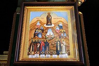 Икона Собора Дивеевских святых, освященная на мощах преподобного Серафима, направляется в Пятигорскую епархию