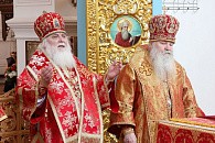 В Богородице-Тихоновском Тюнинском монастыре Липецкой епархии состоялось архиерейское богослужение