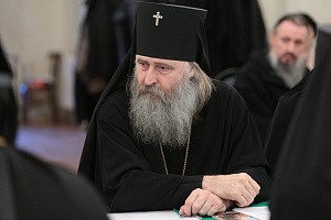 Председатель Синодального отдела по монастырям и монашеству архиепископ Феогност получил Патриаршее поздравление с 55-летием со дня рождения
