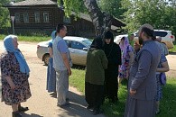 Настоятельница Муромского Свято-Воскресенского монастыря игумения Елена (Богдан) с официальным визитом посетила свою малую родину