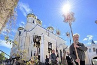 В Вышневолоцком Казанском монастыре Тверской епархии отметили крестным ходом престольный праздник