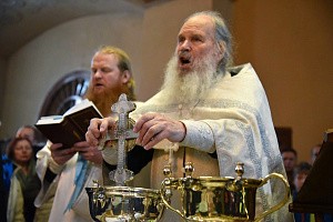 В Пюхтицком монастыре в Эстонии встретили праздник Крещения Господня