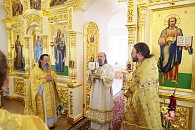 Епископ Скопинский и Шацкий Питирим возглавил Литургию в Николо-Чернеевском монастыре