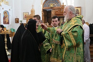 В Спасо-Евфросиниевском монастыре г. Полоцка состоялось  празднование дня памяти прп. Евфросинии Полоцкой