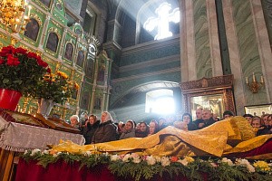 В кафедральном соборе г. Чернигова почтили память святителя Феодосия Черниговского