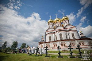 Состоялось перезахоронение останков настоятеля Иверского монастыря Новгородской епархии 