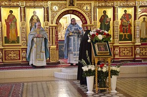 В Свято-Троицком Александро-Невском монастыре в с. Акатове состоялось празднование иконе Богоматери «Скоропослушница»
