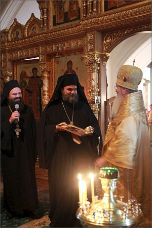 Делегации Кипрской Православной Церкви и Синайского полуострова  посетили Валаамский монастырь
