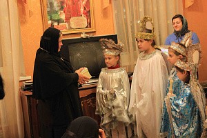 Кресто-Воздвиженский Иерусалимский монастырь посетили учащиеся воскресной школы г. Климовска