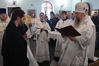 Епископ Сердобский Митрофан возвел в сан игумена настоятеля Сазанского Пещерного монастыря иеромонаха Михея (Мигунова) 