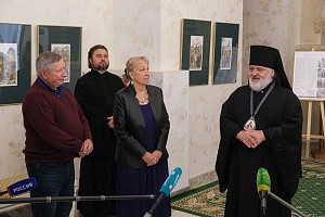 В Святодуховском центре Александро-Невской лавры открылась выставка «Не в силе Бог, а в правде»