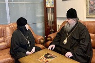 Митрополит Корнилий провел рабочую встречу с настоятельницей Сурского Иоанновского монастыря