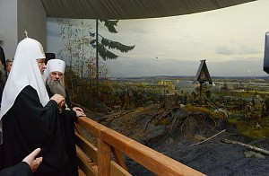 Патриарх Кирилл посетил Владимирский скит Калужской Тихоновой пустыни