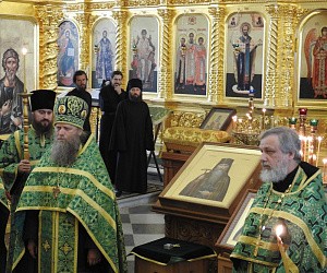 В Соловецкий монастырь вернулась частица мощей прп. Иринарха