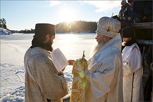Праздник Крещения Господня на Валааме