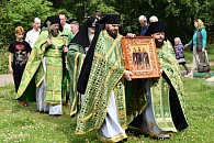 В день памяти Собора Зосимовских святых в Зосимовой пустыни Александровской епархии прошли праздничные богослужения