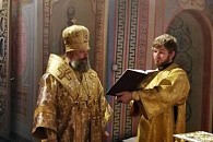 Епископ Питирим совершил Литургию в Николо-Чернеевском монастыре