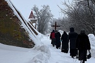 В Троицком монастыре Орловской епархии прошел Сретенский крестный ход