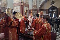 Епископ Тракайский Амвросий посетил  Пюхтицкий Успенский ставропигиальный женский монастырь