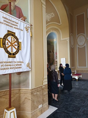 В  среду Светлой седмицы  члены Московского отделения ИППО посетили Новоспасский монастырь 