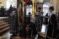 Митрополит Иркутский и Ангарский Максимилиан совершил первую Великопостную Пассию в Знаменском монастыре