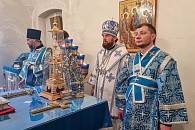 В Юрьевом монастыре Великого Новгорода отметили престольный праздник храма в честь иконы Божией Матери «Неопалимая Купина»