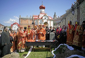 В Иверском монастыре г. Самары состоялось отпевание и погребение архимандрита Елевферия (Диденко)