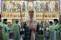 Митрополит Каширский Феогност возглавил Божественную литургию в Стефано-Махрищском монастыре