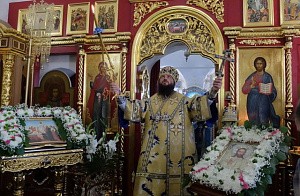 Епископ Феодор отслужил Литургию в Успенском Горицком монастыре г. Переславля-Залесского в день его престольного праздника