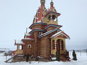 На подворье Новоспасского монастыря в с. Сумарокове отпраздновали 5-летие освящения храма 