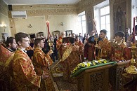 В Спасо-Афанасиевском монастыре Ярославля молитвенно почтили память святителя Афанасия Александрийского