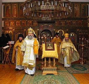 Архиепископ Феогност совершил Литургию в Стефано-Махрищском монастыре в день памяти св. прав. Иоанна Кронштадтского