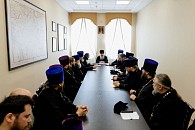 Наместник Раифского монастыря принял участие в собрании военного духовенства Татарстанской митрополии