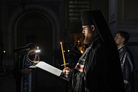 Епископ Зарайский Константин совершил чтение канона прп. Андрея Критского в Иоанно-Предтеченском монастыре Москвы