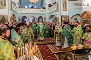 Епископ Мстислав отслужил Литургию в Иоанновском монастыре г. Санкт-Петербурга в день его престольного праздника