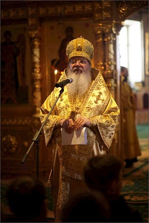 22 июня в Валаамском монастыре по благословению Святейшего Патриарха Московского и всея Руси Кирилла совершили соборную молитву о мире на Украине