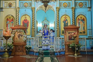 Митрополит Алексий отслужил Литургию в Свято-Казанском монастыре Тульской митрополии