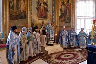 Митрополит Владимирский Тихон возглавил Литургию в Свято-Боголюбском монастыре
