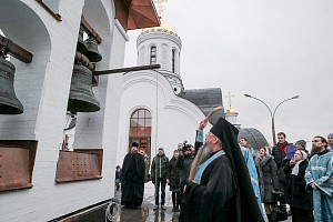 В храме Сретения Господня Данилова монастыря  состоялся престольный праздник