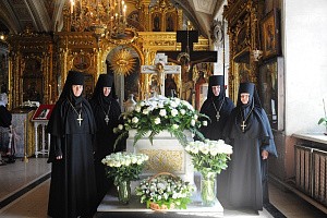 Настоятельницы ставропигиальных монастырей столицы молитвенно почтили память Святейшего Патриарха Алексия II