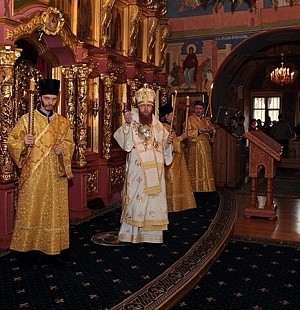 В Новоспасском монастыре состоялась панихида по императору Александру III