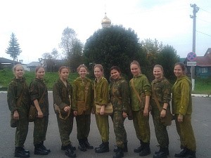 Участники военно-патриотического клуба при Черноостровском  монастыре совершили плановый марш-бросок