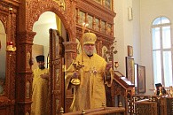 Митрополит Герман отслужил Литургию в Алексиевском монастыре Курской митрополии