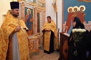 В Борисоглебском Аносином монастыре отметили день Ангела протоиерея Владислава Сысолятина