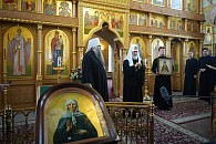 Святейший Патриарх Кирилл посетил возрожденный собор Николаевского женского монастыря города Арзамаса