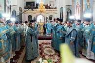Патриарший экзарх всея Беларуси возглавил престольный праздник в Успенском Жировичском монастыре