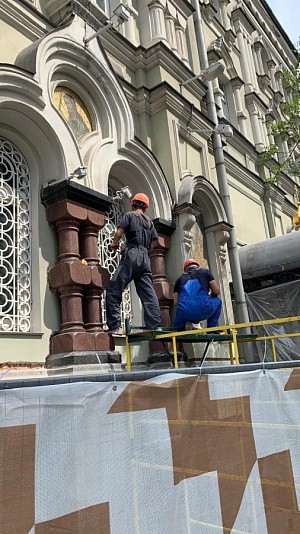 На Московском Валаамском подворье начались масштабные реставрационные работы