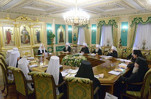 Завершилось заседание Священного Синода Русской Православной Церкви