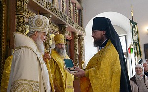 Святейший Патриарх Кирилл возглавил престольный праздник  в Высоко-Петровском монастыре Москвы